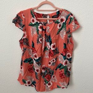 Multi-color short sleeve Women Blouse “Billie & Blossom Curve” DOROTHY PERKINS